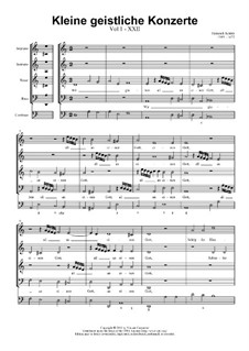 Kleine geistliche Konzerte, Op.8: Nr.22 Wir gläuben all an einen Gott, SWV 303 by Heinrich Schütz