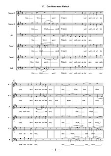Geistliche Chormusik, Op.11: Nr.17 Das Wort ward Fleisch, SWV 385 by Heinrich Schütz