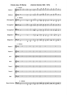 O bone Jesu, fili Mariae, SWV 471: O bone Jesu, fili Mariae by Heinrich Schütz