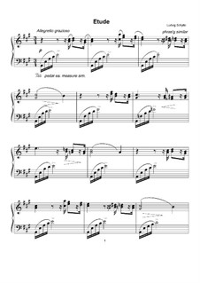 Годар этюд ля мажор 1. Этюд ля мажор. Л. Этюд черни ля мажор. Этюд 2 гитара табулатура.