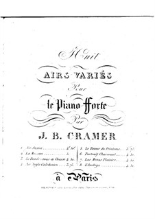 Variations on Saxon Aria: Variations on Saxon Aria by Johann Baptist Cramer