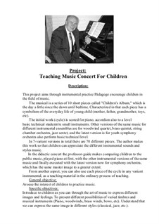 Children's Album. The Cycle of 10 Pieces in Seven Versions: Version for Piano by Yury Pronin