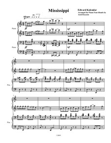 Mississippi: For piano four hands by Edward Kalendar