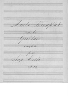 Triumphal March, Op.26: For guitar by Napoléon Coste