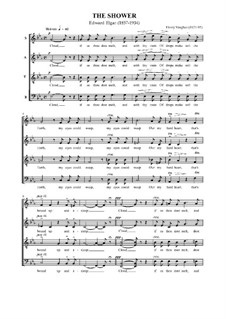 Two Part-Songs, Op.71: No.1 The Shower by Edward Elgar