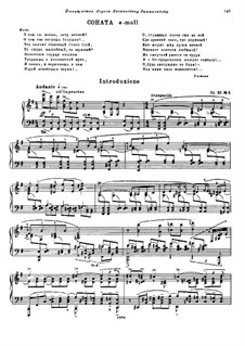 Two Sonatas for Piano, Op.25: No.2 Sonata 'Night Wind' by Nikolai Medtner