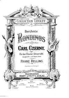 Berühmte Rondinos: Berühmte Rondinos by Carl Czerny