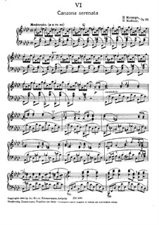 Forgotten Melodies I, Op.38: No.6 Canzona Serenata by Nikolai Medtner