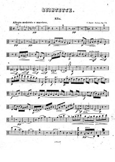Piano Quintet in A Minor, Op.14: Viola part by Camille Saint-Saëns
