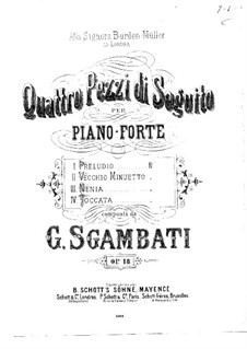 All Pieces: For piano by Giovanni Sgambati
