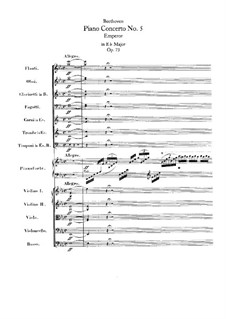 Complete Concerto: Full score by Ludwig van Beethoven