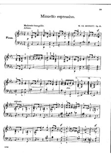 Minuetto Espressivo, WoO 53: Minuetto Espressivo by William Sterndale Bennett