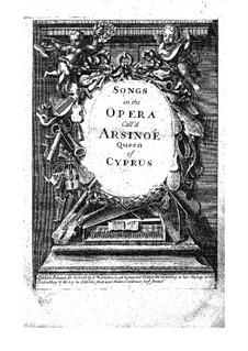 Arsinoe, Queen of Cyprus: Fragments by Thomas Clayton