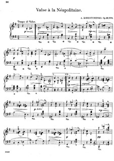 Scènes enfantines, Op.22: No.6 Valse à la Néapolitaine by Arseny Koreshchenko