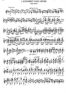 Transcriptions on Songs by Schubert: No.4-6 by Johann Kaspar Mertz