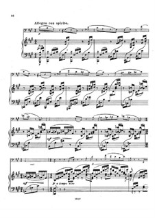 Sonata for Cello and Piano in A Major, Op.58: Movement III by Emil Sjögren