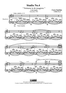Studies for Piano, CS026 No.1-10: No.4 in do maggiore by Santino Cara