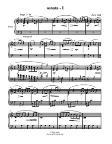 Sonata: First movement (largo) by Chris Wind