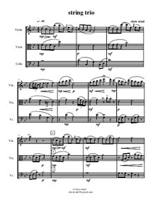 String trio: Full score by Chris Wind