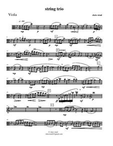 String trio: Viola part by Chris Wind