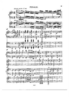 Movement IV: For two pianos four hands by Ludwig van Beethoven