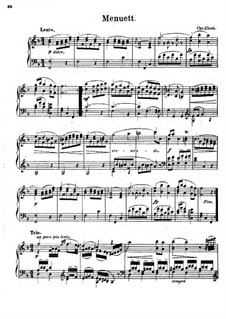 Minuet for Piano: Minuet for Piano by Christoph Willibald Gluck