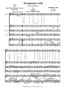 Fermarono i cieli: For SATB a cappella, CS155 by Santino Cara