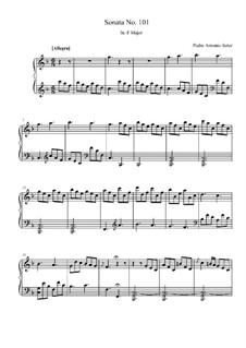 Sonata No.101 in F Major: Sonata No.101 in F Major by Antonio Soler