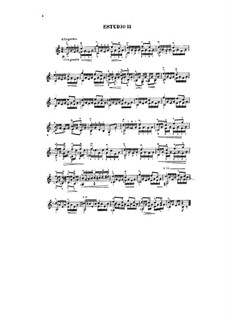Twelve Etudes, Op.6: Etude No.10 by Fernando Sor