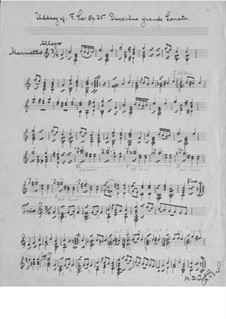 Grand Sonata for Guitar, Op.25 No.2: Movement IV by Fernando Sor