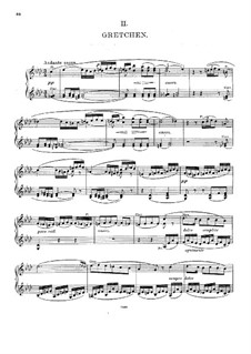 Faust Symphony, S.108: Movement II, for Piano by Franz Liszt