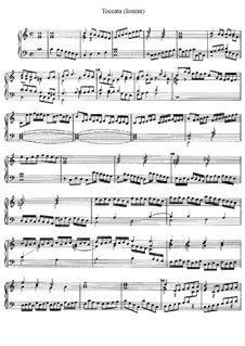 Toccata (Ionian), D.19: Toccata (Ionian) by Jan Pieterszoon Sweelinck