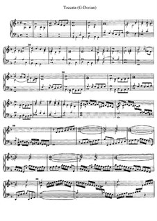 Toccata (G-Dorian), D.25: Toccata (G-Dorian) by Jan Pieterszoon Sweelinck