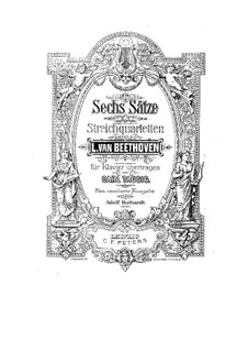 String Quartets, Op.59, 130, 135: String Quartets by Ludwig van Beethoven