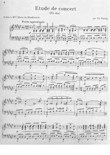 Concert Etude No.1: Concert Etude No.1 by Carl Tausig