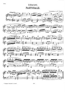 Pastorale in E Minor: Pastorale in E Minor by Domenico Scarlatti