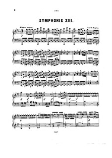 Symphony No.87 in A Major, Hob.I/87: Version for piano by Joseph Haydn