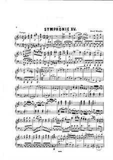 Symphony No.91 in E Flat Major, Hob.I/91: Version for piano by Joseph Haydn