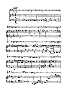 Sonata for Violin and Piano No.9 'Kreutzer', Op.47: Movement III by Ludwig van Beethoven