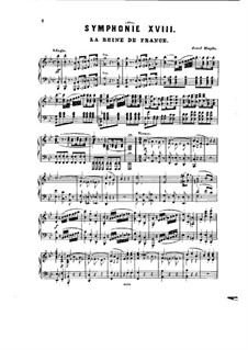 Symphony No.85 in B Flat Major 'The Queen', Hob.I/85: Version for piano by Joseph Haydn