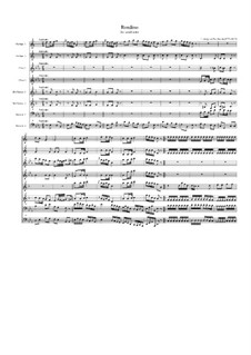 Rondino for Wind Instruments, WoO 25: Full score by Ludwig van Beethoven