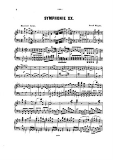 Symphony No.53 in D Major 'L’Impériale', Hob.I/53: Version for piano by Joseph Haydn