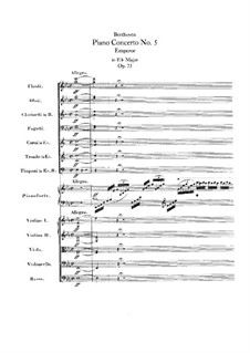 Complete Concerto: Full score by Ludwig van Beethoven