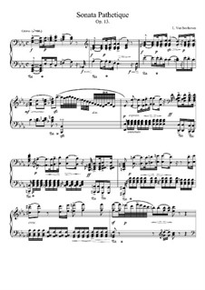 Movement I: For a single performer (high quality sheet music) by Ludwig van Beethoven