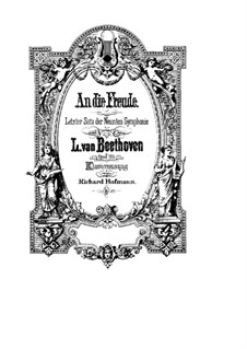 Movement IV: For soloists, choir and piano by Ludwig van Beethoven