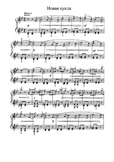 No.9 The New Doll: For piano by Pyotr Tchaikovsky