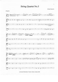 String Quartet No.5: String Quartet No.5 by Michael Repoulis