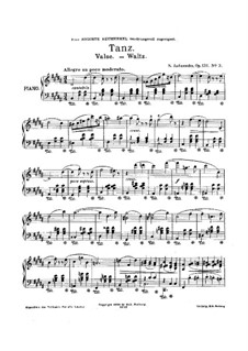 Waltz, Op.132 No.3: Waltz by Salomon Jadassohn