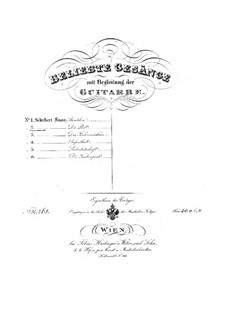 No.13 Die Post (The Post): For voice and guitar by Franz Schubert