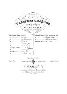 No.10 Das Fischermädchen (The Fisher-Maiden): For voice and guitar by Franz Schubert